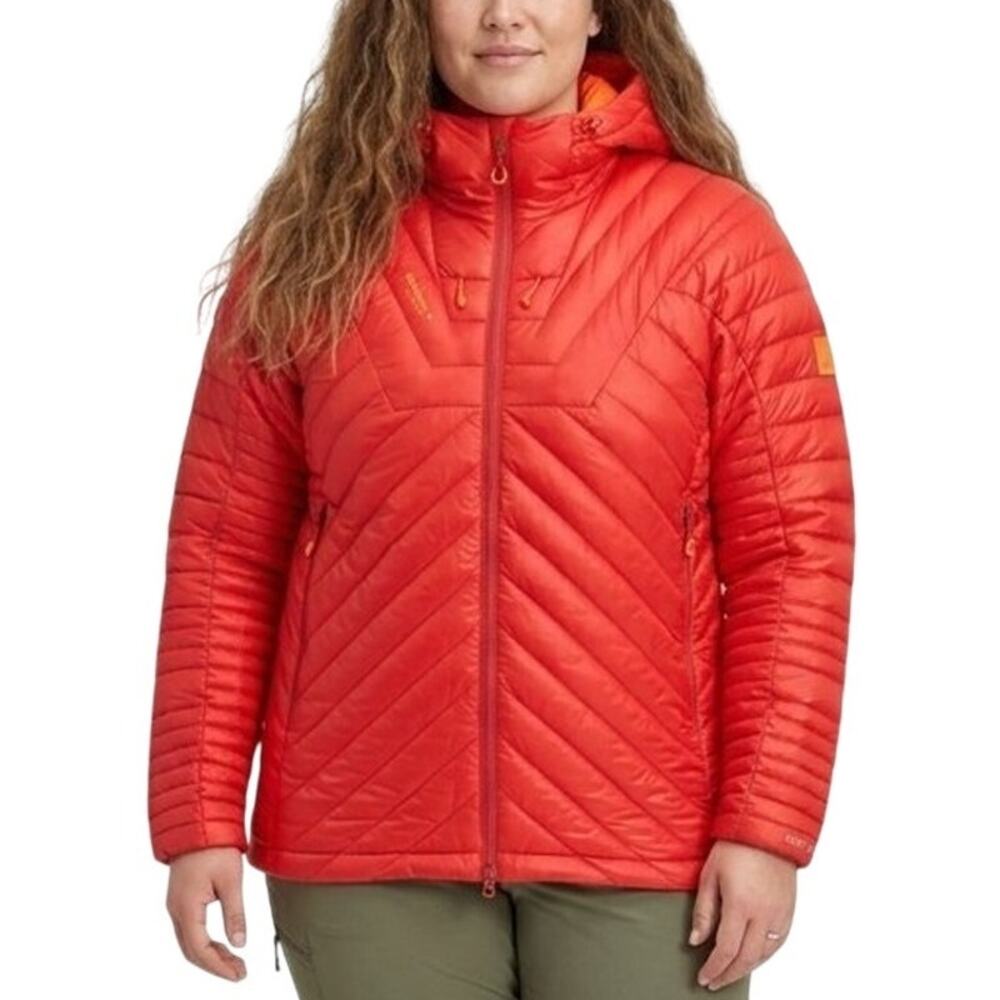 MAMMUT Eigerjoch Advanced IN Hooded WMS Ski Touring Jacket in Pink Sunset SZ XL